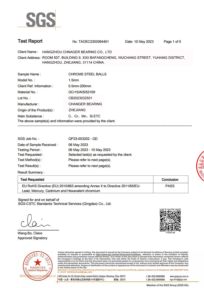 SGS-bearing SGS-bearing